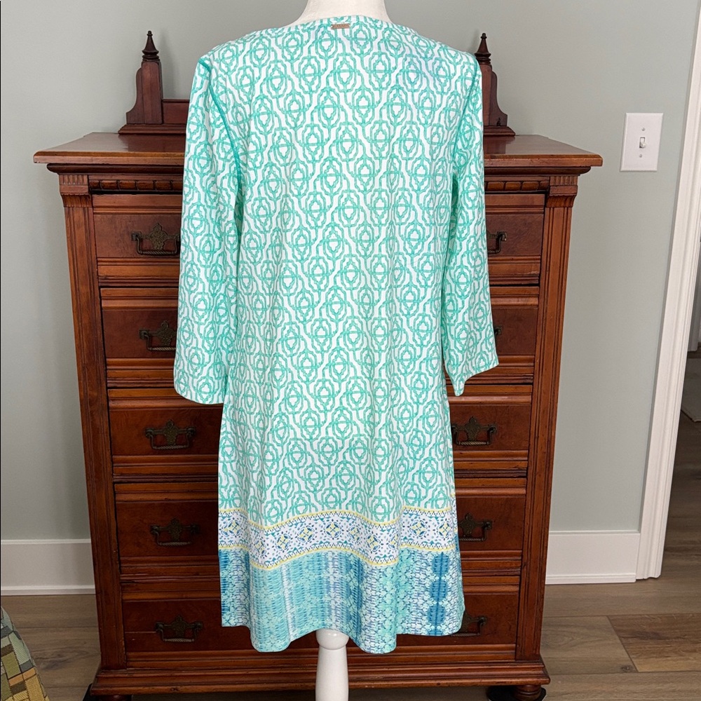 NWT Cabana Life Coastal Cottage UPF 50+ Shift Coverup Dress Size XL Vibrant - Picture 9 of 13